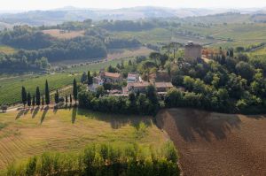 Fotografia aerea Torre di Oriolo-colline di Romagna-vigneti-faenza-ravenna -Emilia Romagna-Italia-paesaggi aerei